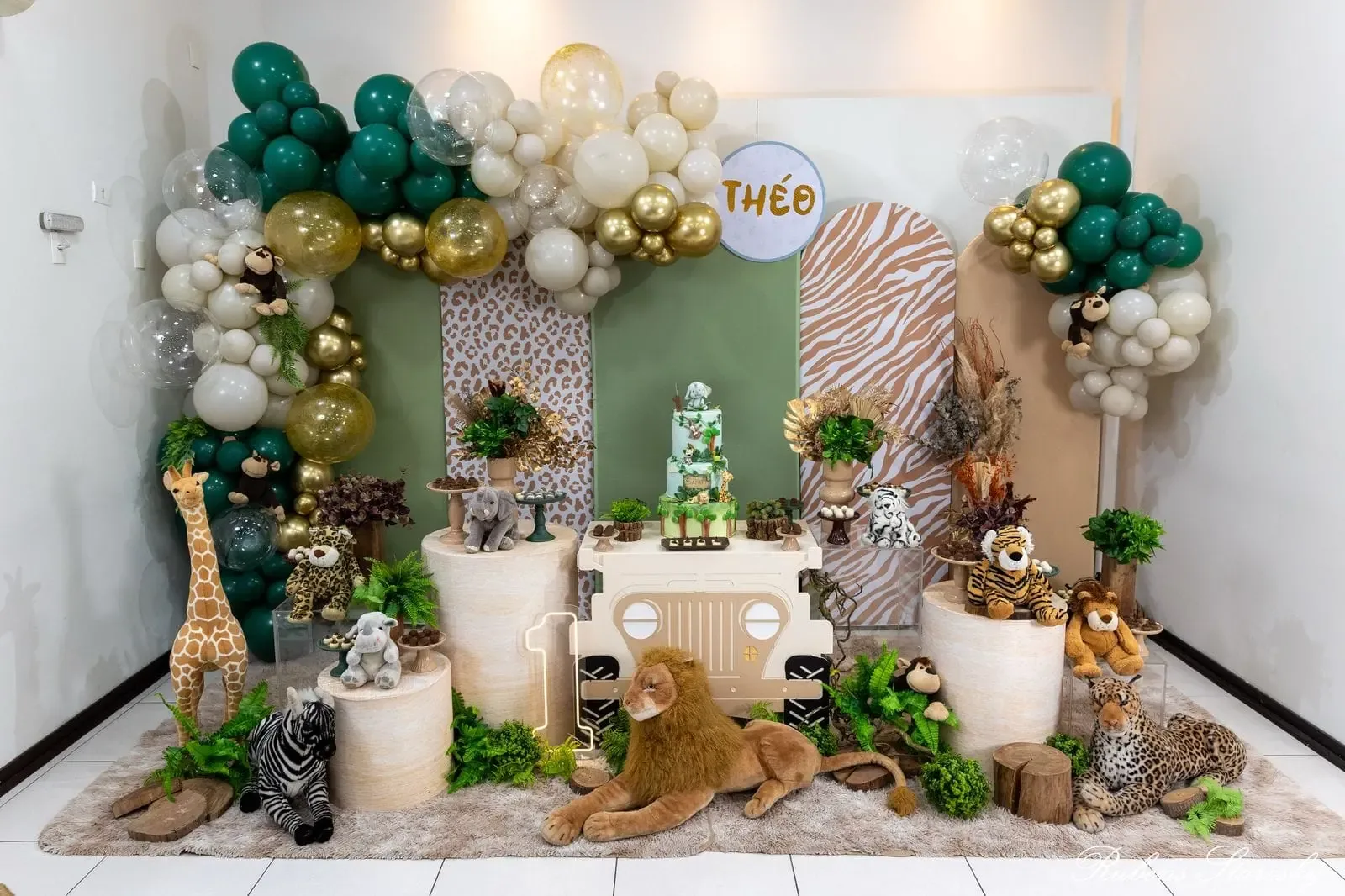 Decoração tema Safari da Festas By Valkiria